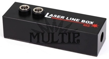 Červený laserový paprsek