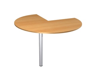 Přístavek kancelářského stolu s výsečí - průměr 150 cm