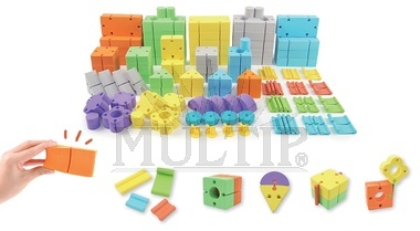 Kreativní pěnová stavebnice, velká sada