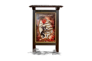 Kuličkodráha - oříšku hop