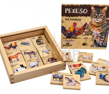 PEXESO klasické - na dvorku
