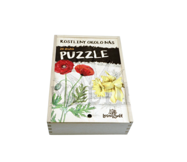 Sada puzzle rostliny