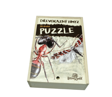 Sada puzzle dřevokazný hmyz