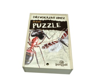 Sada puzzle dřevokazný hmyz