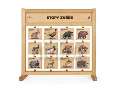 Tabulky poznání stolní - stopy zvěře