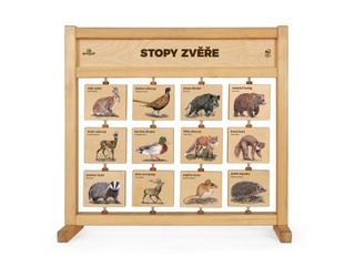 Tabulky poznání stolní - stopy zvěře
