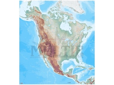 Velká mapa Severní Ameriky
