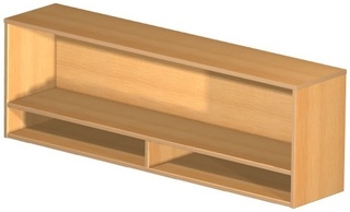 Police na zeď s policemi 120×32×50 cm N106-120