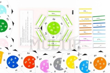 Šestiúhelníky - tvrdé a měkké slabiky di ti ni dy ty ny