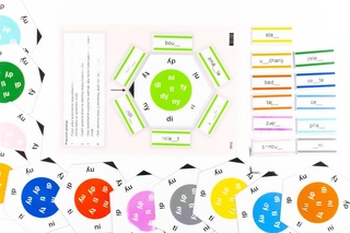 Šestiúhelníky - tvrdé a měkké slabiky di ti ni dy ty ny