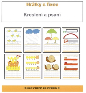 Stíratelný sešit - hrátky s fixou - kreslení a psaní