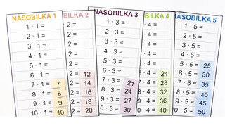 Násobilka 1-5, se zipem