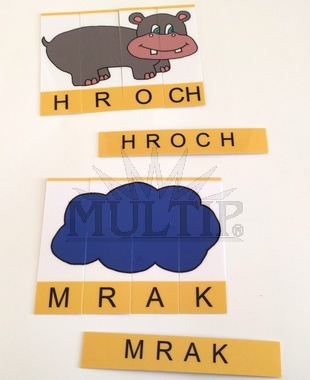 Skládačky se slovy - Čtyři písmena