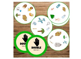 Logopedické kartičky - Double - hláska L