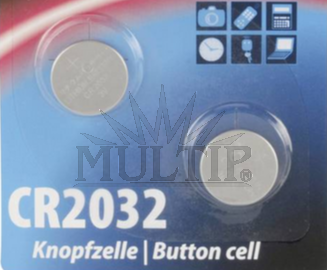 Knoflíková Baterie CR2032, 3V (2 kusy)