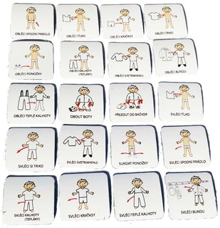 Oblékání 1 - 20 ks