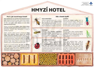 Naučná tabule: Hmyzí hotel