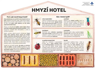 Naučná tabule: Hmyzí hotel