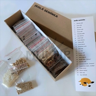 Jedlá semínka - sada vzorků