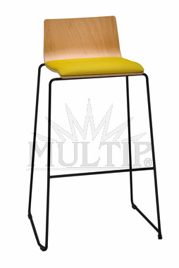 Barová židle SITTY , čalouněný sedák