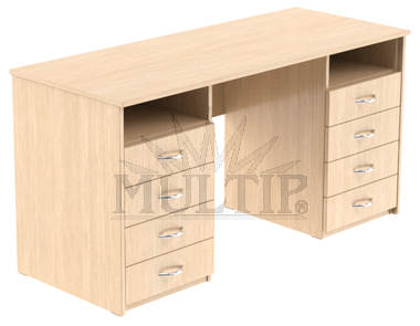 Kancelářský stůl se zásuvkami po obou stranách S33