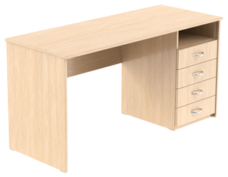 Kancelářský stůl se 4 zásuvkami S65