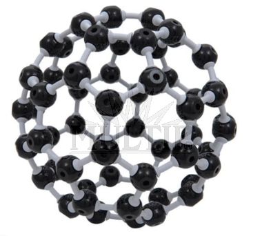 Fulleren C60 - krystalová struktura