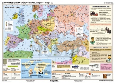 Dějiny Evropy 1918–1939, 160x120 cm